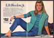 College Town E.B. Bloedow, Jr. 1980s Print Advertisement (2 page) 1982 Fetch-the-Paper