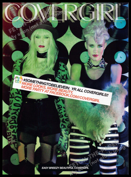 Cover Girl 2010s Magazine Print Advertisement 2013 Nervo DJ Duo EDM Easy Breezy Cover Girl