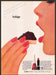 Cutex 1980s Magazine Print Advertisement 1985 Caviar Taste Indulge Mouth Cutex