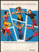 Danskin 1980s Print Advertisement Ad 1986 Action-Packed Colors Dance Girls Danskin