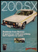 Datsun 200-SX 1970s Print Advertisement 1977 Sporty Car Datsun 200-SX