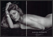 David Yurman Gisele Bundchen 2010s Print Advertisement (2 page) 2013 Bare Body Fetch-the-Paper