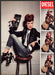 Diesel Fashion 2010s Print Advertisement 2012 Legs 1940s Red Head Fetch-the-Paper