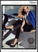 Dillard's Vince Camuto 2010s Print Advertisement 2012 Legs Blonde Motorcycle Fetch-the-Paper