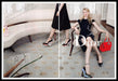 Dior 2010s Print Advertisement (2 page) 2014 Long Legs Girls Sitting Chair Heels Dior