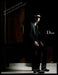 Dior Men's Fashion 2000s Print Advertisement 2005 Sitting Table Fedora Fetch-the-Paper