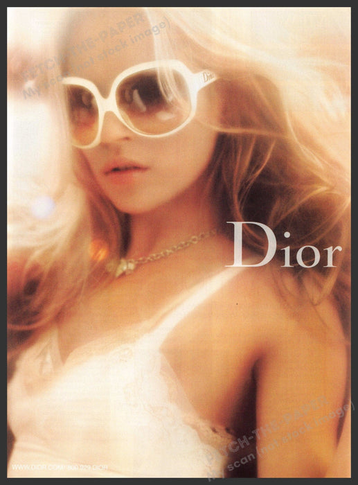 Dior Sunglasses 2000s Print Advertisement 2005 Kate Spade Dior
