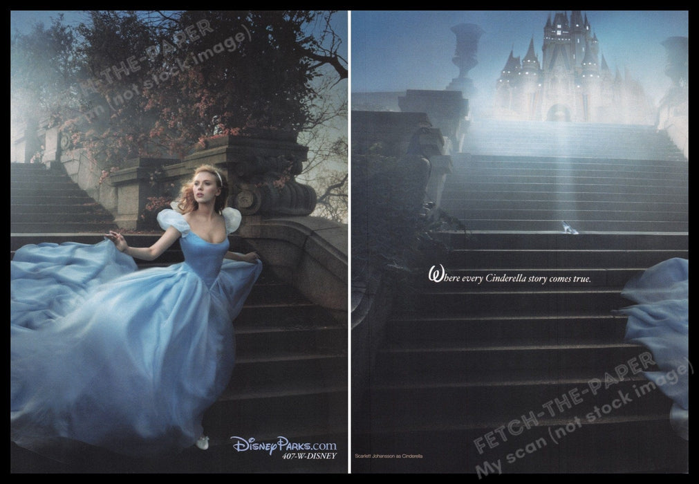 Disney Parks 2000s Print Advertisement (2 pgs) 2007 Fetch the Paper!