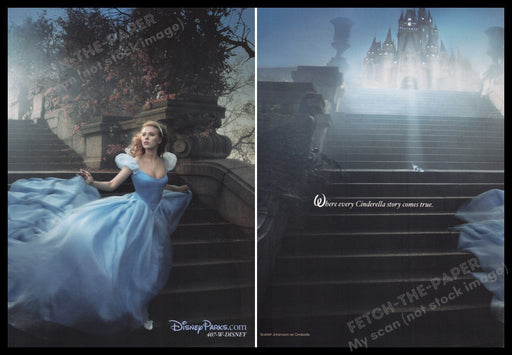 Disney Parks 2000s Print Advertisement (2 pgs) 2007 Fetch the Paper!