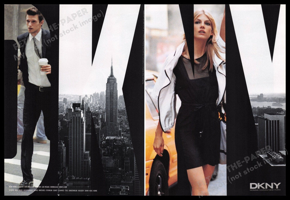 DKNY 2000s Print Advertisement (2 pgs) 2007 Fetch the Paper!
