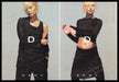 DKNY Clothing 1990s Print Advertisement (2 pages) 1997 Sexy Blonde Model Fetch the Paper!