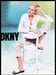 DKNY Shoes 1990s Print Advertisement Ad 1996 Chair Legs Casual Fetch the Paper!