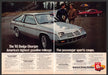Dodge Charger 1980s Print Advertisement (2 page) 1982 Highest Gasoline Mileage Fetch-the-Paper