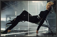Donna Karan Cate Blanchett 2000s Print Advertisement (2 Pg) 2003 Legs Chair Fetch-the-Paper