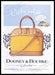 Dooney & Bourke Cabriolet Handbag Promo 1990s Print Advertisement Ad 1998 Fetch the Paper!