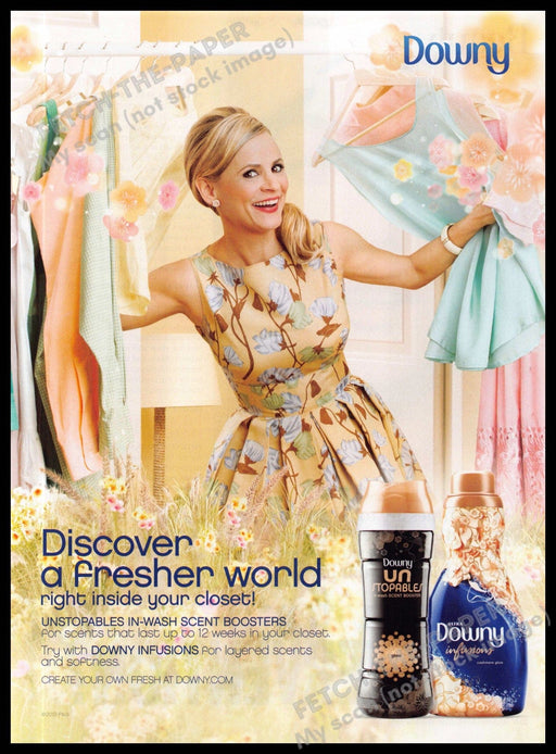 Downy 2010s Magazine Print Advertisement 2013 Amy Sedaris Actress Comedian Downy
