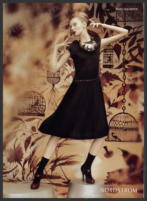 Dries Van Notten Clothing 2000s Print Advertisement Ad 2008 Legs Fetch the Paper!