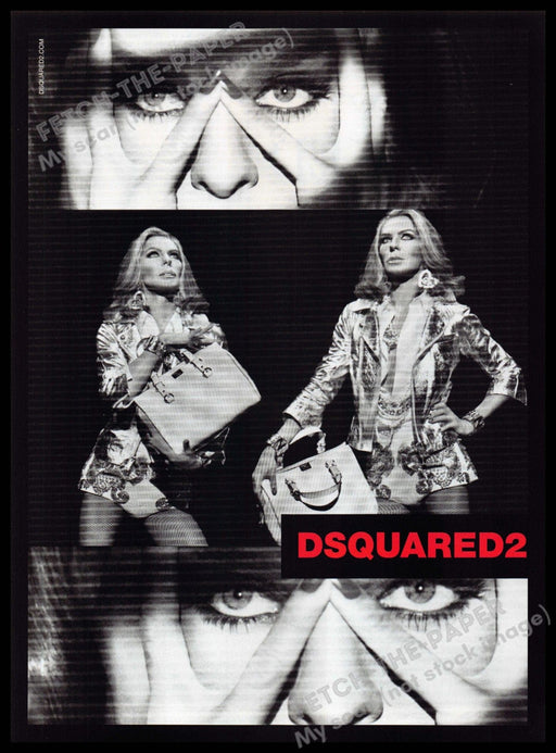 DSquared2 2010s Magazine Print Ad 2013 Dean & Dan Caten Gender Bending Twist DSquared2
