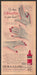 Dura-Gloss Nail Polish 1940s Print Advertisement Ad 1949 Hands Fetch-the-Paper