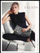 Escada 2010s Magazine Print Ad 2015 Legs Chair Blonde Model Working Woman Escada