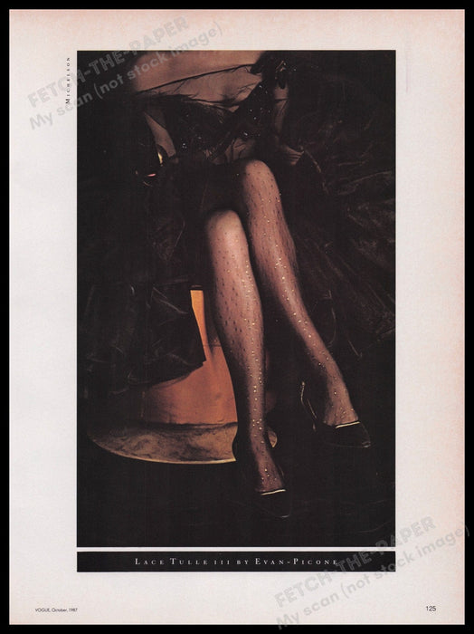 Evan-Picone 1980s Print Advertisement Ad 1987 Fetch the Paper!