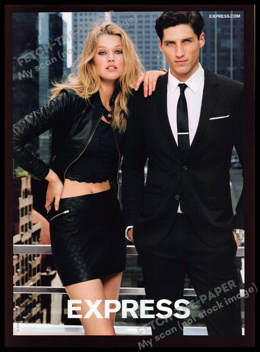 Express 2010s Magazine Print Advertisement 2013 Legs City Buildings Couple Express