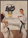 Faberge Babe 1970s Print Advertisement 1976 Fragrance Karate Woman Fetch-the-Paper