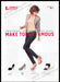 Famous Footwear 2010s Magazine Print Ad 2011 Legs Heels Pump "Make today famous" Famous Footwear