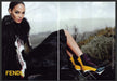Fendi Fashion Shoes 2010s Print Advertisement (2 page) 2012 Legs Fetch-the-Paper