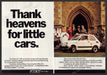 Fiat de Ville Car 1980s Print Advertisement (2 pages) 1980 Fetch-the-Paper