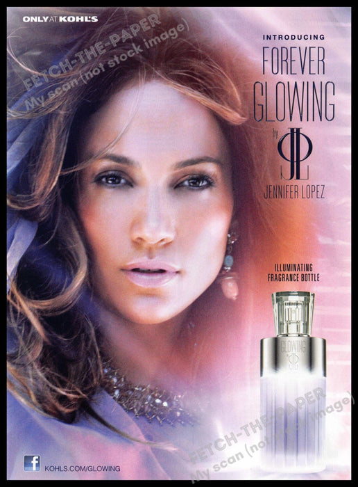 Forever Glowing 2010s Print Advertisement 2013 Jennifer Lopez (Not the product) Forever Glowing