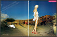 Fornarina 2000s Print Advertisement (2 pages) 2005 Legs Model Garbage Dump Area Fetch-the-Paper