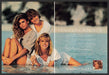 Frost & Tip 1980s Print Advertisement (2 page centerfold) 1984 Kathy Ireland Fetch-the-Paper