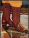 Frye Western Boots 1970s Print Advertisement 1978 "Classic quality since 1863" Fetch-the-Paper
