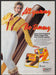 Fudgsicle Popsicles Sugar Free 1980s Print Advertisement 1989 "No tummy" Fetch-the-Paper