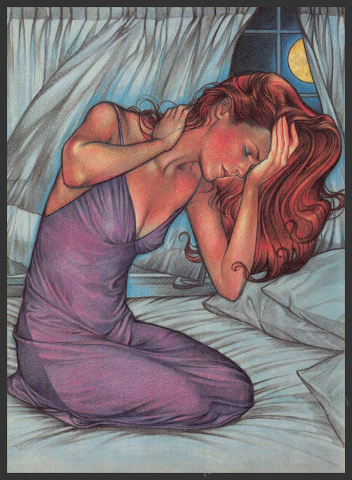 George Stavrinos Artist 1980s Magazine Illustration 1981 "Psychosomatic Illness" Fetch-the-Paper