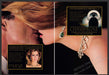 Germaine Monteil 1980s Print Advertisement (2 page) 1983 Champagne Kiss Lips Fetch-the-Paper