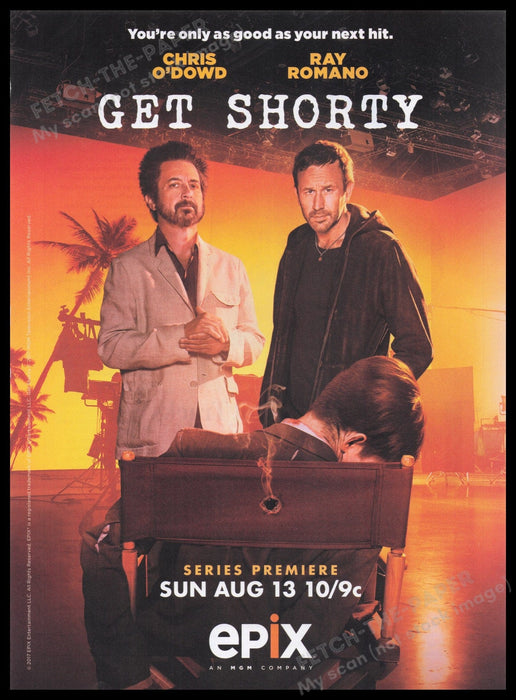 Get Shorty 2000s Print Advertisement Ad 2017 Fetch the Paper!