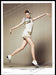 Giambattista Valli 2010s Magazine Print Ad 2012 Legs Leaping Skinny Model Giambattista Valli