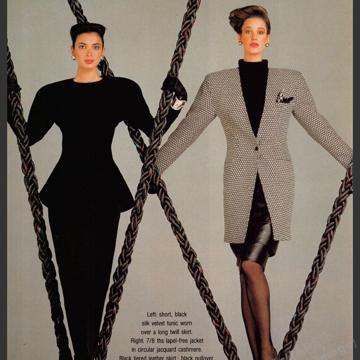 Vintage Gianni Versace 80s リネン ロングワンピース gianni-versace-rope-1980s-u-k-