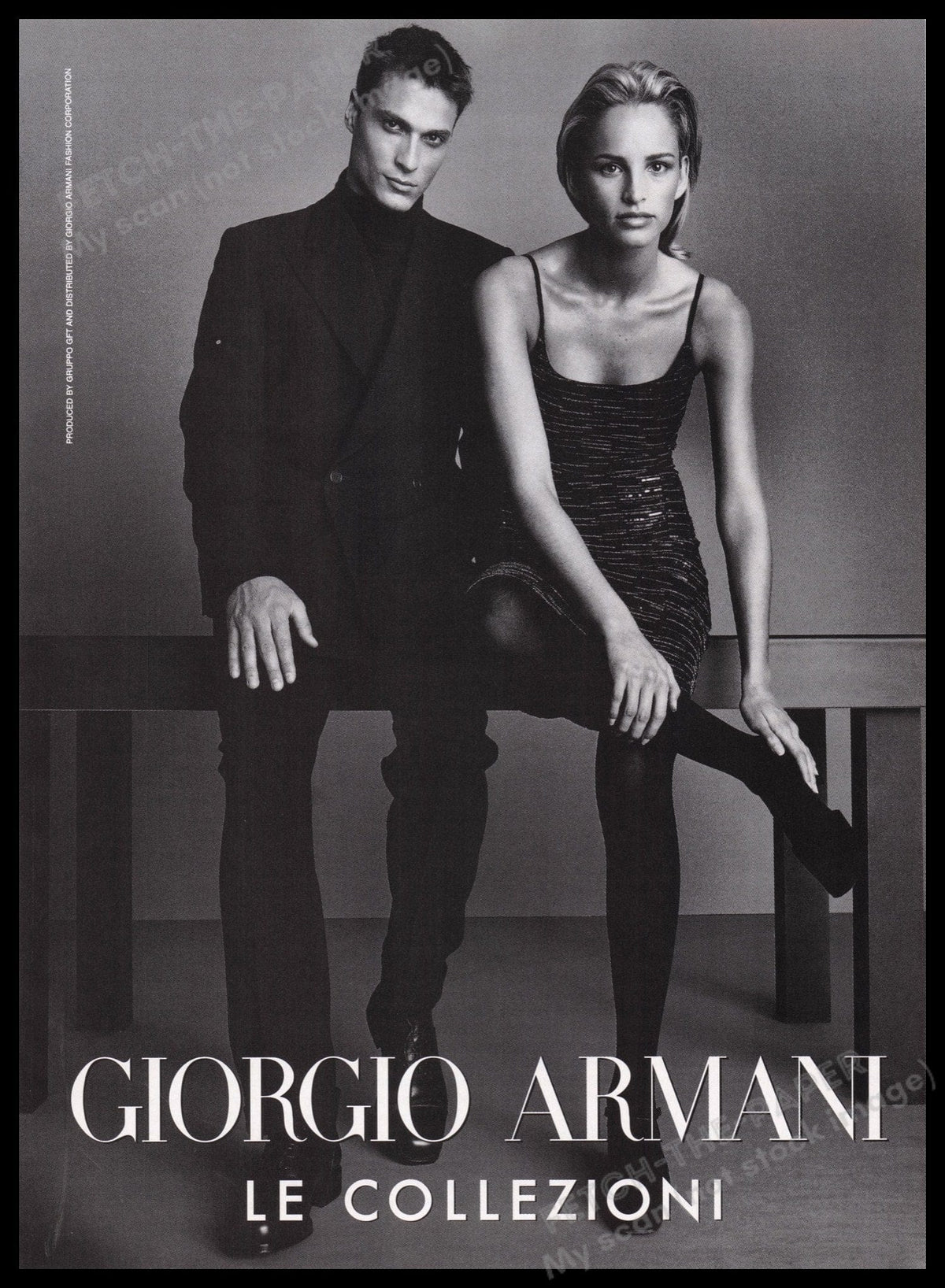 Giorgio Armani 1990s Print Advertisement Ad 1997 Le Collezioni Sexy Mo ...