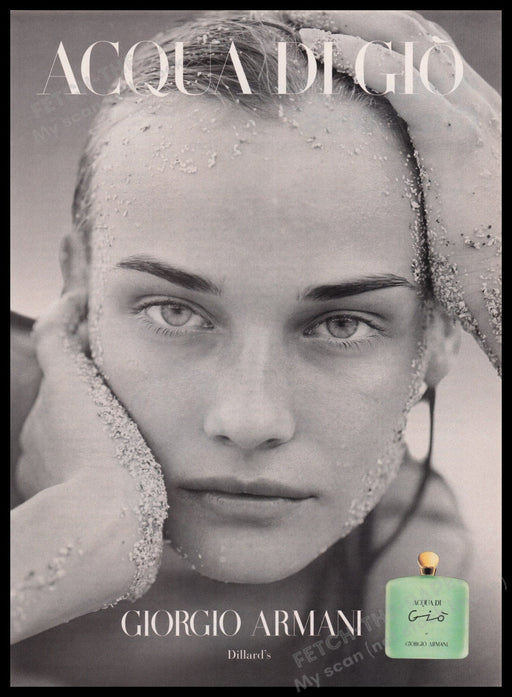 Giorgio Armani Acqua Di Gio Fragrance 1990s Print Advertisement Ad 1997 Fetch the Paper!
