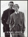 Giorgio Armani Amber Valletta 1990s Print Advertisement 1993 Dressed Like a Man Fetch-the-Paper