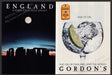 Gordon's Gin of England Stonehenge 1980s Print Advertisement (2 Page) Ad 1987 Fetch-the-Paper