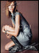 Gucci 2010s Magazine Print Ad 2014 Anja Rubik Snakeskin Boots Gucci