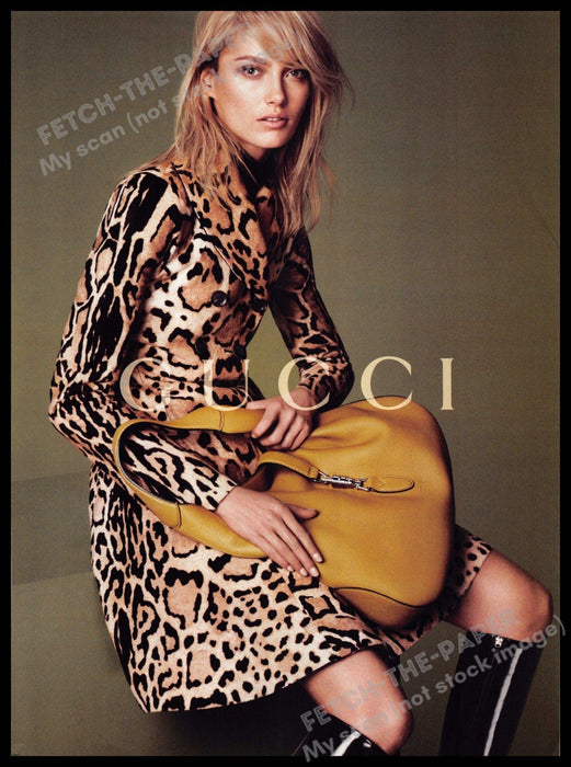 Gucci 2010s Magazine Print Ad 2014 Legs Fall / Winter Campaign Karmen Pedaru Gucci