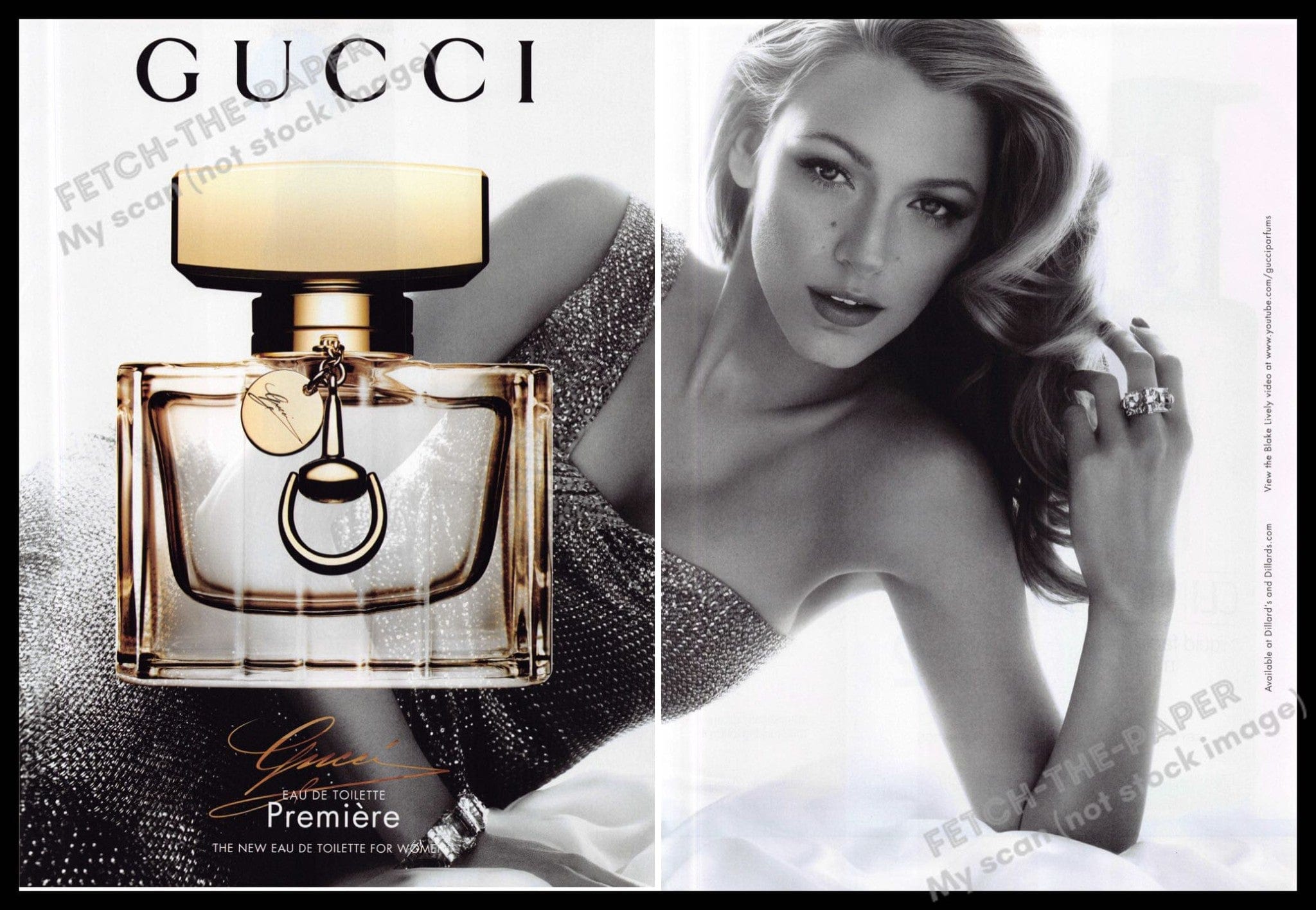 Gucci 2014 Ad with Blake Lively Première Eau de Toilette — Fetch