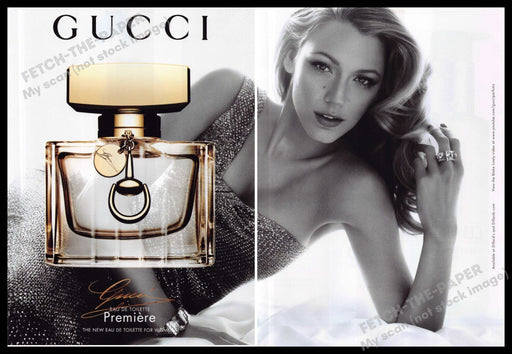 Gucci 2010s Print Advertisement (2 page) 2014 Blake Lively (NOT the product) Gucci