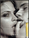 Gucci Envy 2000s Print Advertisement 2005 Sexy Couple Finger Mouth Kiss Fetch-the-Paper