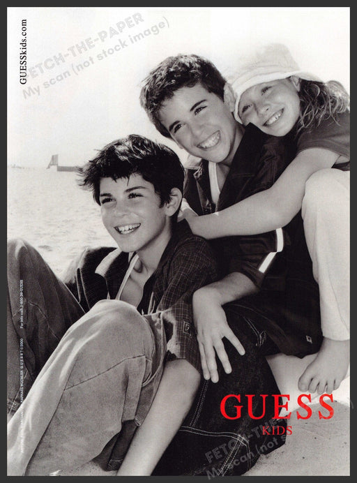 Guess Kids 2000s Print Advertisement 2000 Clothing Friends Fashion Guess